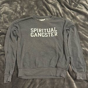 Spiritual Gangster grey logo sweatshirt